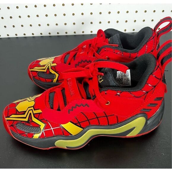 Adidas Donovan Mitchell Spiderman GS Unreleased Youth Sz 6.5 - Picture 1 of 12